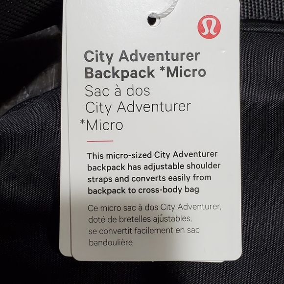 Lululemon city adventure 3L black backpack micro - Picture 9 of 12